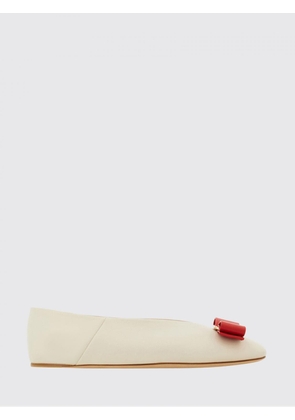 Ballet Flat FERRAGAMO Woman color White