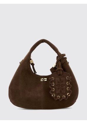 Handbag GANNI Woman color Brown