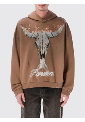 Sweatshirt REPRESENT Men color Brown
