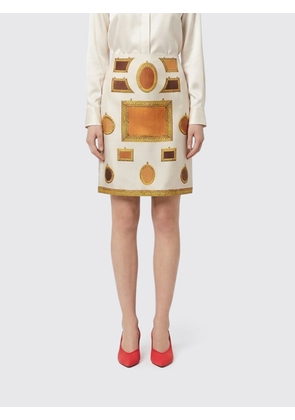 Skirt VERSACE Woman color Ivory