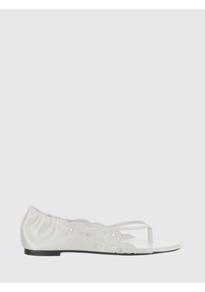 Flat Sandal JACQUEMUS Woman color White