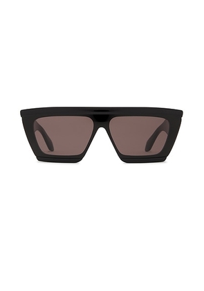 ALAÏA ALAΪA Cut Flat Top Sunglasses in Black & Grey - Black. Size all.