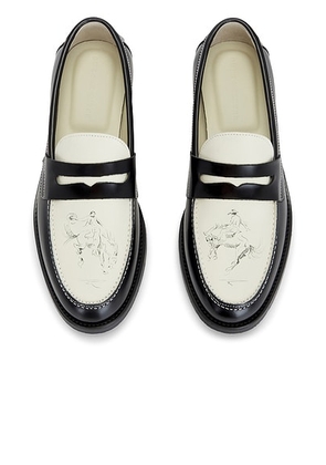 Duke + Dexter Wilde Penny Loafer in Rodeo - Black. Size 10 (also in 11, 12, 9).