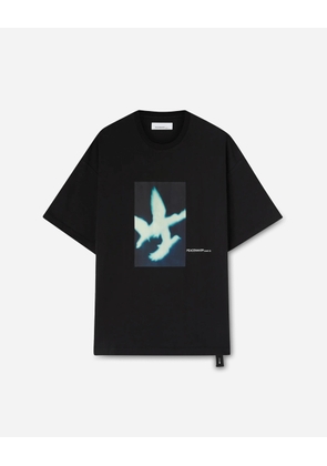 Men s Dark Flower T-Shirt Black
