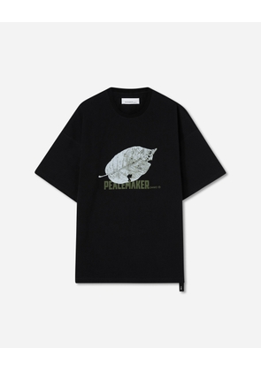 Men s Leaf T-Shirt Black