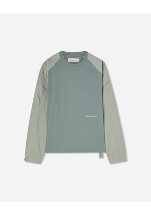 Men s Cargo Longsleeve T-Shirt Sage Green
