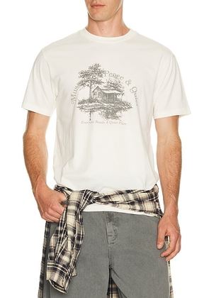 Museum of Peace and Quiet Quiet Place T-Shirt in White - White. Size L (also in M, S, XL/1X, XS).