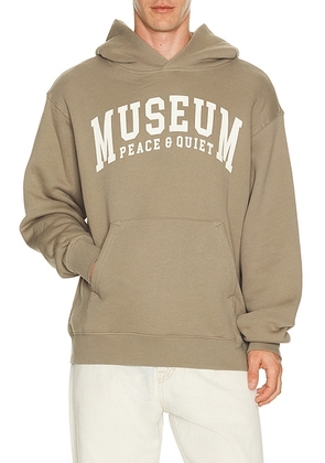 Museum of Peace and Quiet Umpq Hoodie in Sepia - Taupe. Size L (also in M, S, XL/1X, XS).