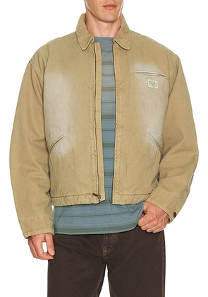 Museum of Peace and Quiet Utility Canvas Jacket in Tan - Tan. Size L (also in M, S, XL/1X, XS).