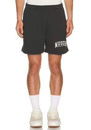 Museum of Peace and Quiet Umpq Sweatshorts in Black - Black. Size L (also in M, S, XL/1X, XS).