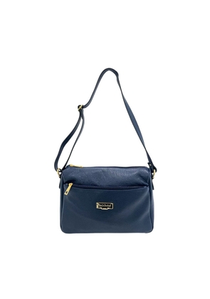 Baldinini Trend Blue Cowhide Crossbody Bag