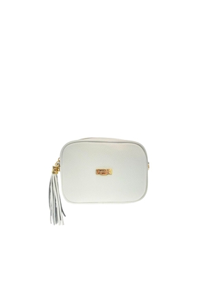 Baldinini Trend White Cowhide Crossbody Bag
