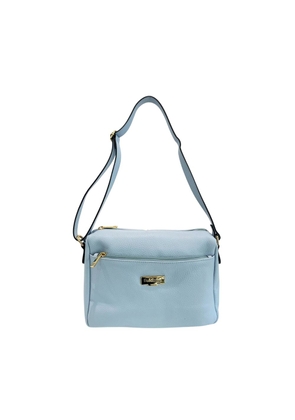 Baldinini Trend Blue Cowhide Crossbody Bag