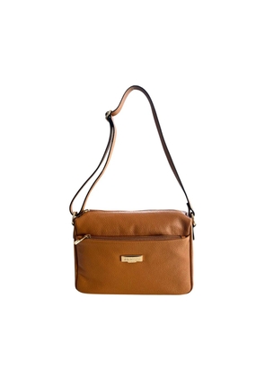 Baldinini Trend Brown Cowhide Crossbody Bag