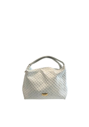 Baldinini Trend White Cowhide Shoulder Bag
