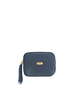 Baldinini Trend Blue Cowhide Crossbody Bag