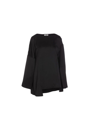 Jil Sander Black Silk Blouse - 40