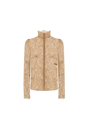 Dolce & Gabbana Beige Polyester Tank Tops - 40