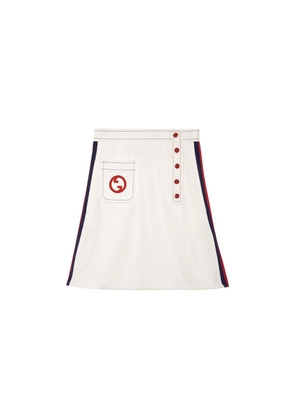Gucci White Polyester Mini Skirt - 38