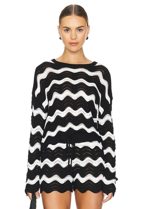 BEACH RIOT Beach Sweater in Black. Size XL. Also in L.