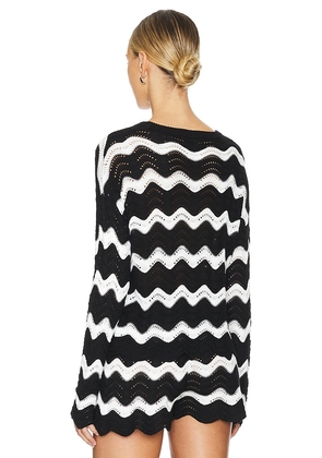 BEACH RIOT Beach Sweater in Black. Size XL. Also in L.
