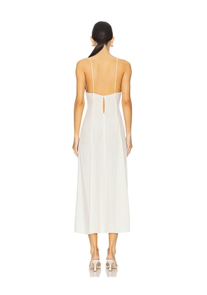 EAVES Imani Maxi Dress in Ivory. Size M. Also in L.