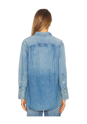 Citizens of Humanity Solene Shirt in Blue. Size S. Also in XS, M.