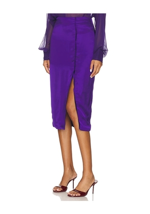 Alejandra Alonso Rojas Un Edge Pencil Skirt in Blue. Size 2. Also in 6.