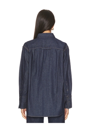 Citizens of Humanity Solene Shirt in Blue. Size S. Also in M.