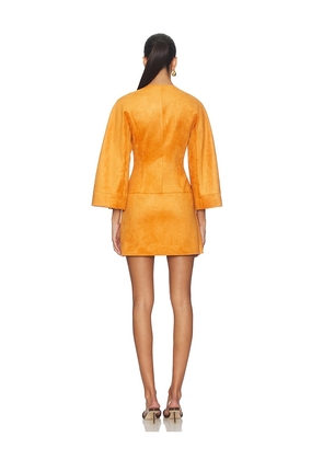 Alexis Anesa Dress in Cognac. Size M. Also in S.