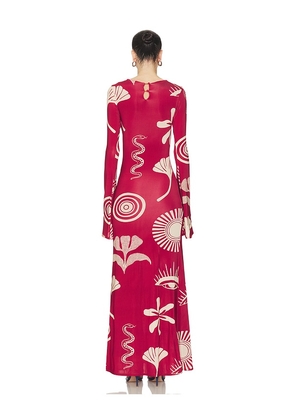 Cala de la Cruz Amay Dress in Red. Size M. Also in L.