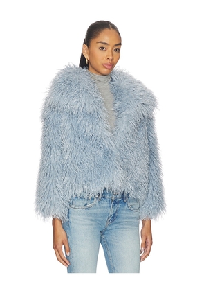 Adrienne Landau Isabel Jacket in Baby Blue. Size M. Also in S, L.