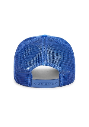 Boys Lie Royal B Trucker Hat in Royal.
