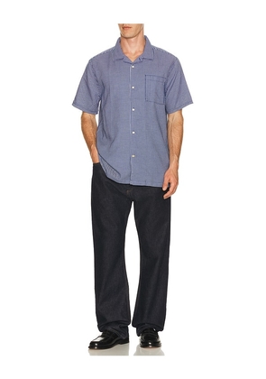 Barbour Rudbeck Textured Summerfit Shirt in Navy. Size L. Also in S, M, XL/1X.