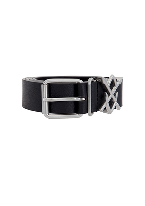 Daily Paper Shield Belt in Black.