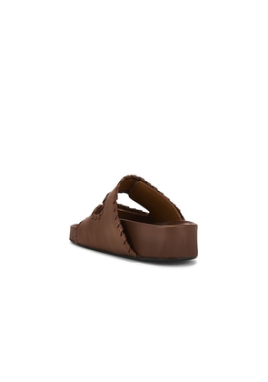 ATP Atelier Furlo Stitch Sandal in Brown. Size 36. Also in 37, 38, 39, 40.
