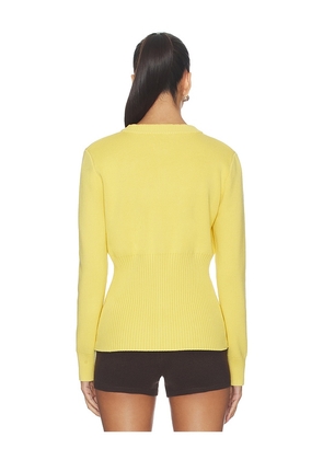 ALIGNE Ruby Knitted Cardigan in Mustard. Size L. Also in XS, S, M, XL.