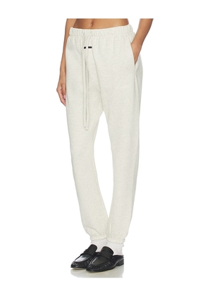 Fear of God ESSENTIALS Signature Vintage Sweatpant in Light Grey. Size L. Also in XS, S, M, XL.