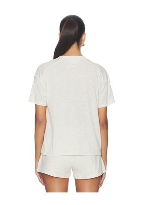 Fear of God ESSENTIALS Signature Classic Short Sleeve Tee in Light Grey. Size L. Also in XS, S, M.