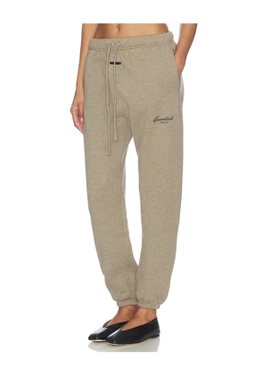 Fear of God ESSENTIALS Vintage Sweatpant in Taupe. Size L. Also in XS, S, M.