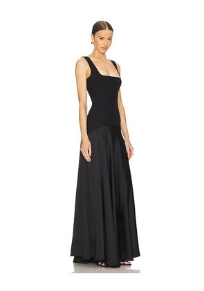 L'Academie Sidney Gown in Black. Size S. Also in XS, XXS, M, L.