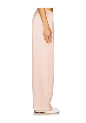 LESET Barb Wide Leg Pant in Pink. Size S. Also in XL.