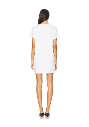 LESET Margo Dress in White. Size L. Also in M, S, XS.