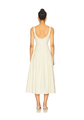 Mirror Palais Kissing Booth Lady Length Dress in Lemon. Size XS. Also in XXS, L.
