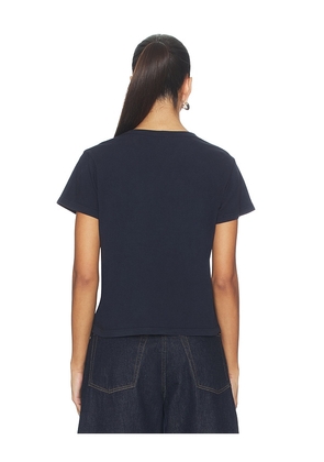 LESET The Margo Tee in Navy. Size M. Also in XS, S.