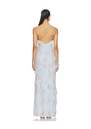 LoveShackFancy Rialto Dress in Baby Blue. Size 0. Also in 10, 12.