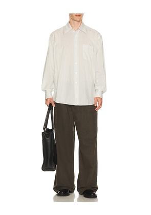 Our Legacy Above Shirt in White. Size 46. Also in 52.