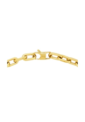 Mazin Jewels Jelena Necklace in Metallic Gold.
