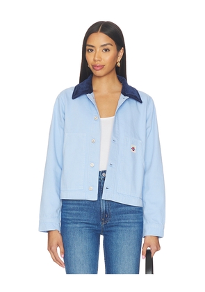 MOTHER The Frontline Jacket in Blue. Size L. Also in M, S, XS.