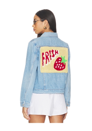 MOTHER The Bruiser Jacket in Blue. Size L. Also in M, S, XL, XS.